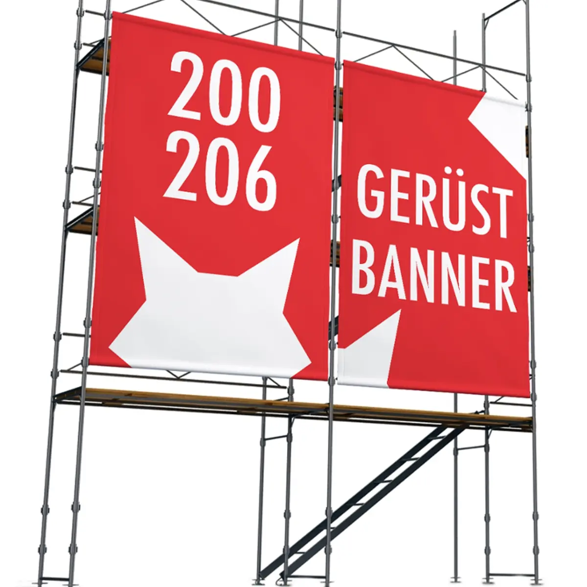 Baugerüstbanner selbst gestalten