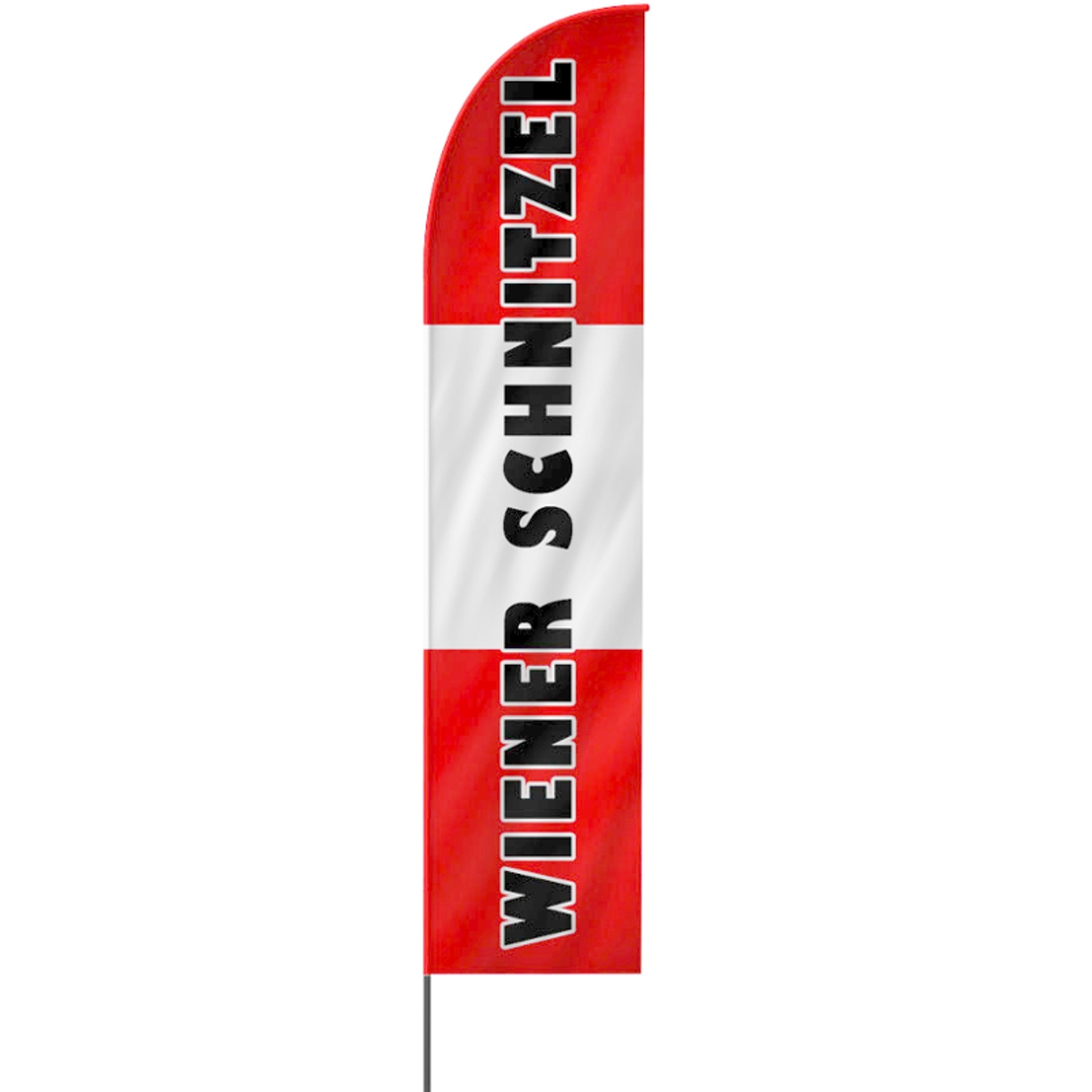 Straight | Wiener Schnitzel Beachflag (2616)