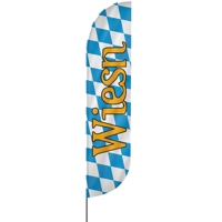 Convex | Wiesn, Oktoberfest Beachflag, blau weiß, verschiedene Größen, V1