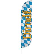 Convex | Dirndl, Oktoberfest Beachflag, blau weiß, verschiedene Größen, V1