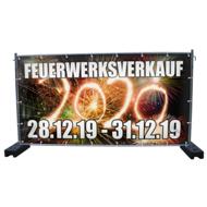 340 x 173 cm | Feuerwerksverkauf Bauzaunbanner (2167)