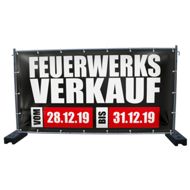 340 x 173 cm | Feuerwerksverkauf Bauzaunbanner (2170)