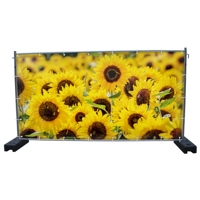 340 x 173 cm | Sonnenblumen Bauzaunbanner (3234)