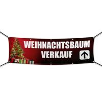 Weihnachtsbaumverkauf Werbebanner, Banner in 6 Größen (2139)
