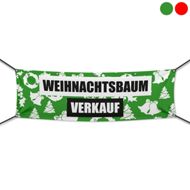 Weihnachtsbaumverkauf Werbebanner, Banner in 6 Größen (2140)