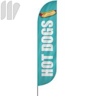 Hot Dogs Beachflag, 3 Modelle, 4 Größen (2651)