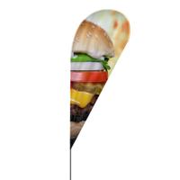 Burger Beachflag, 3 Modelle, 4 Größen (2648)