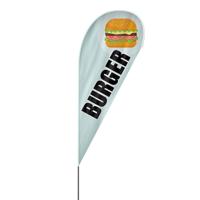 Burger Beachflag, 3 Modelle, 4 Größen (2647)
