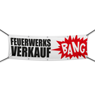 Feuerwerksverkauf Werbebanner, Banner in 6 Größen (2166)