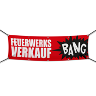 Feuerwerksverkauf Werbebanner, Banner in 6 Größen (2165)