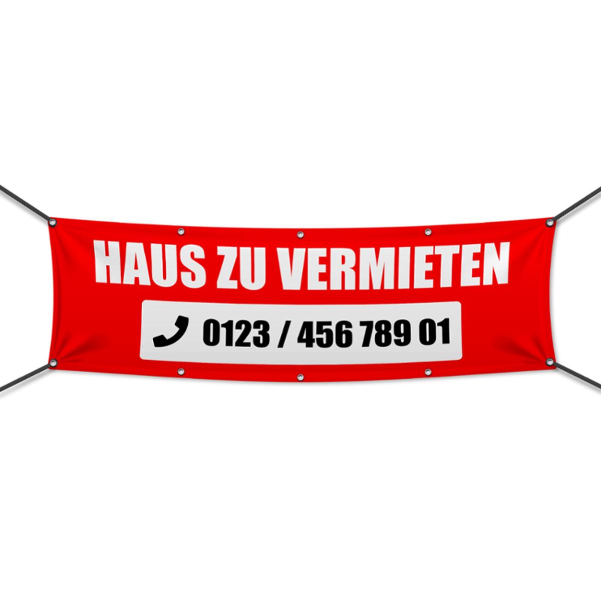 Haus zu vermieten Werbebanner, Banner in 6 Größen (1719)