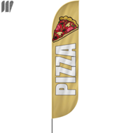 Pizza Beachflag, 3 Modelle, 4 Größen (2652)