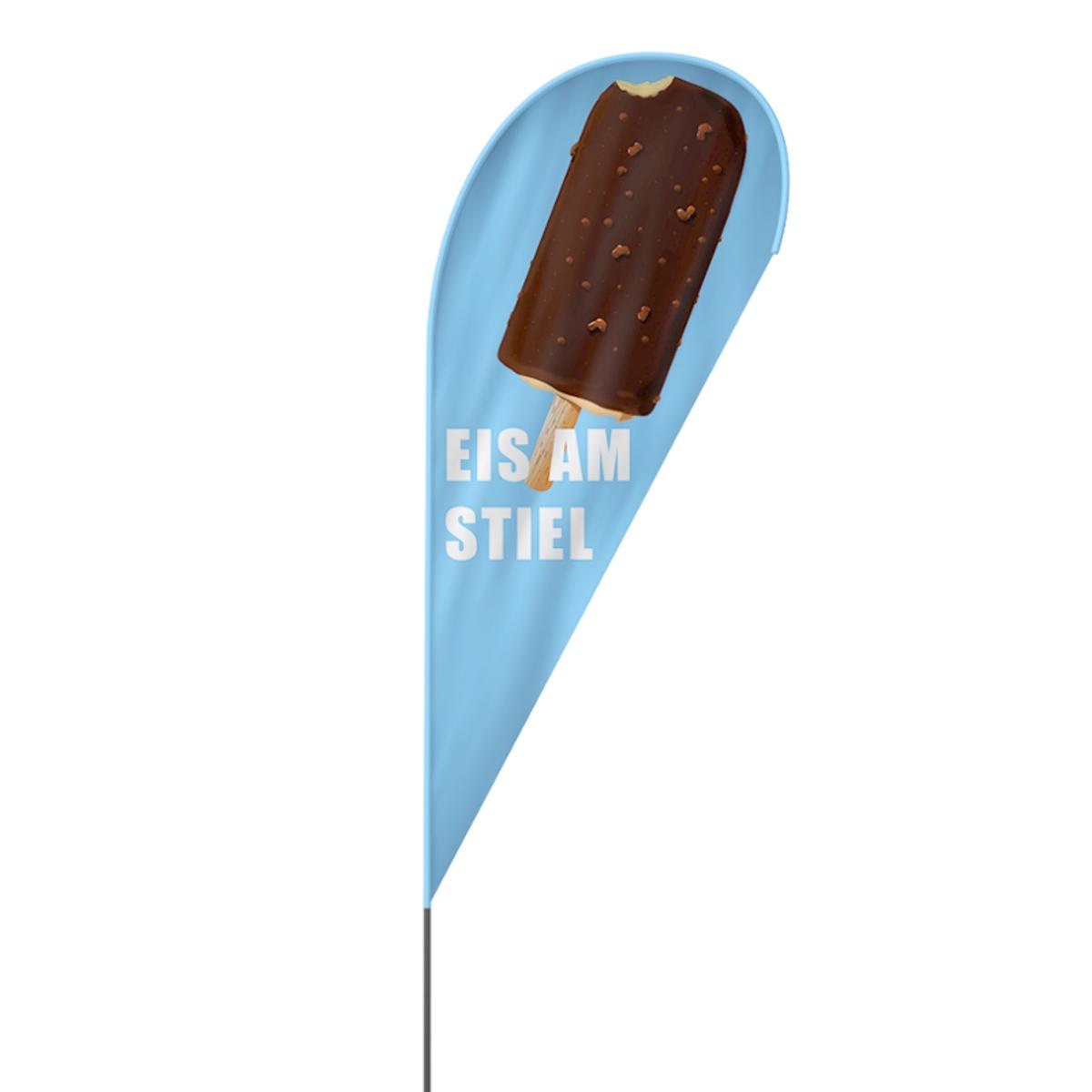 Eis am Stiel Beachflag, 3 Modelle, 4 Größen (3176)